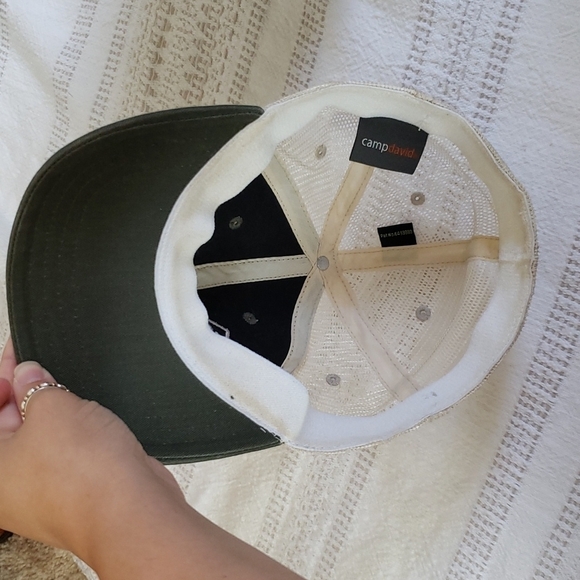 Budweiser gray and cream netted Baseball Hat, OS, unisex. - Picture 6 of 9